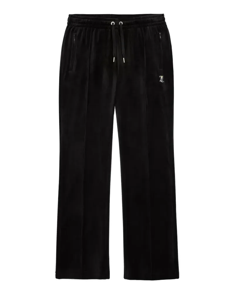 Juicy Couture Velours-Jogginghose mit Strass - Schwarz Schwarz