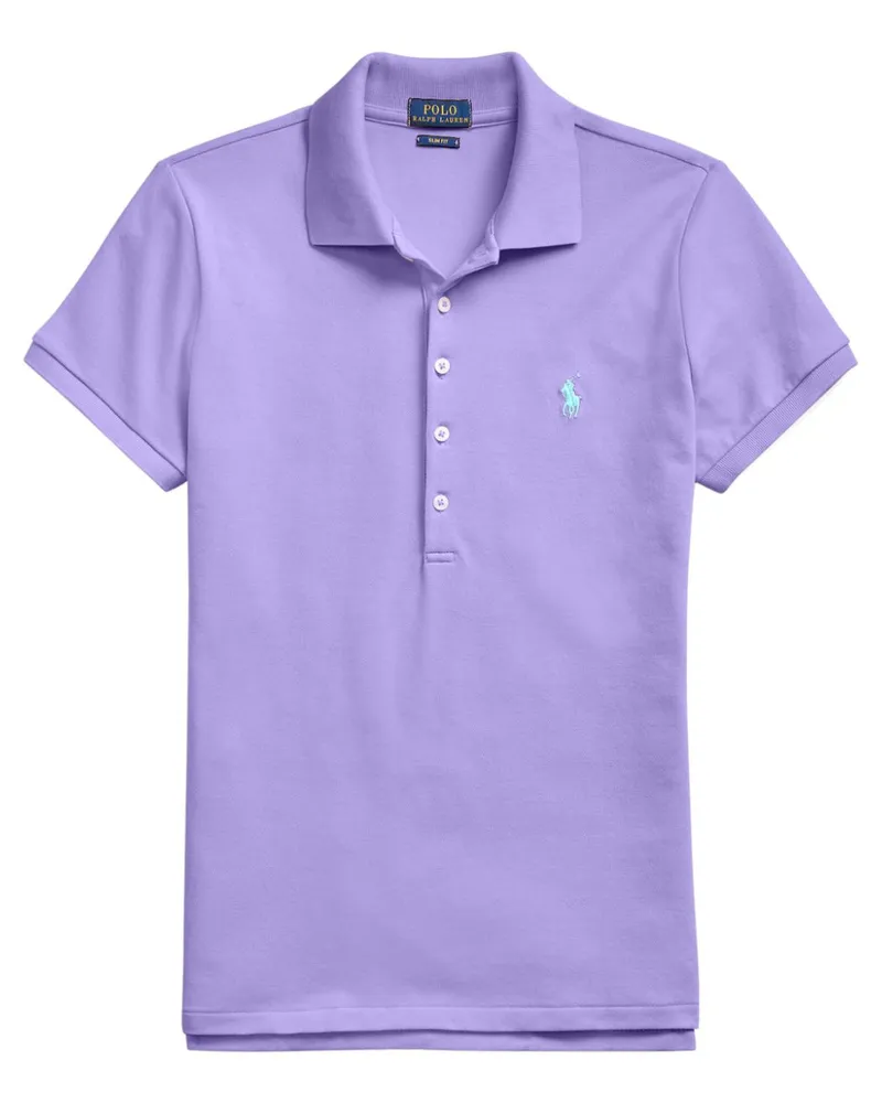 Ralph Lauren Julie Poloshirt mit Logo-Stickerei - Violett Violett