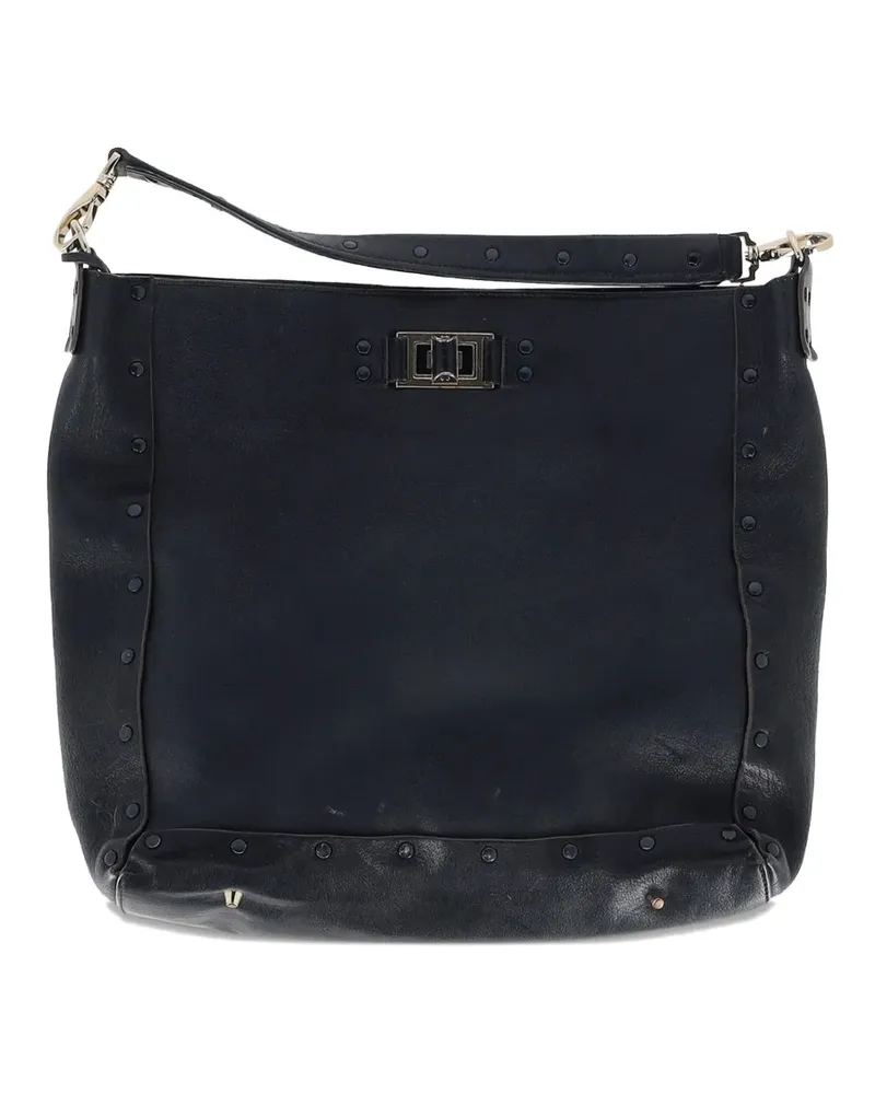 Anya Hindmarch top-handle leather shoulder bag - Schwarz Schwarz