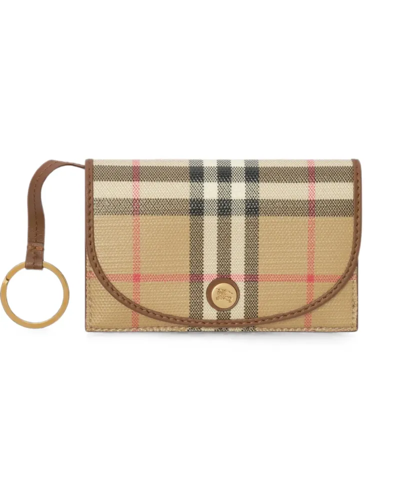 Burberry Check Kartenetui & Schlüsselanhänger - Nude Nude