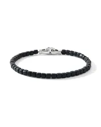 David Yurman Spiritual Beads Cushion Armband mit Onyx Schwarz