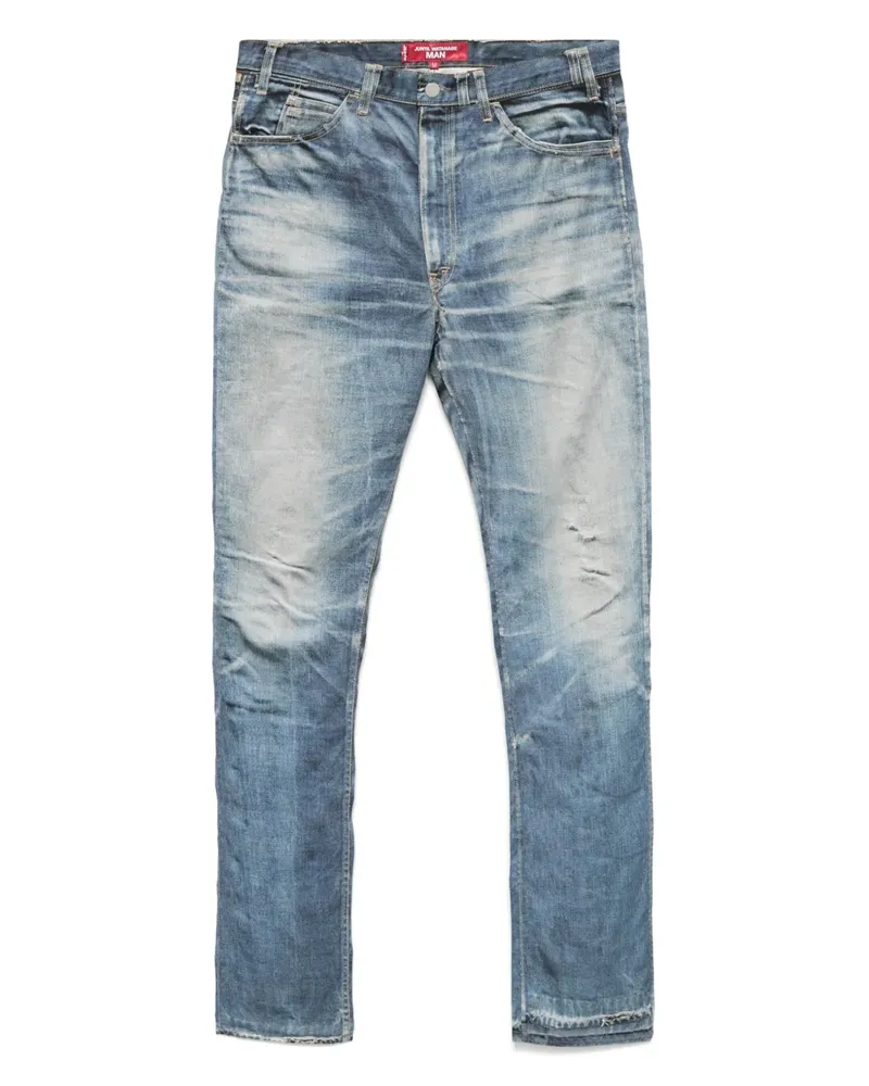 Junya Watanabe Hose mit Jeans-Print - Blau Blau
