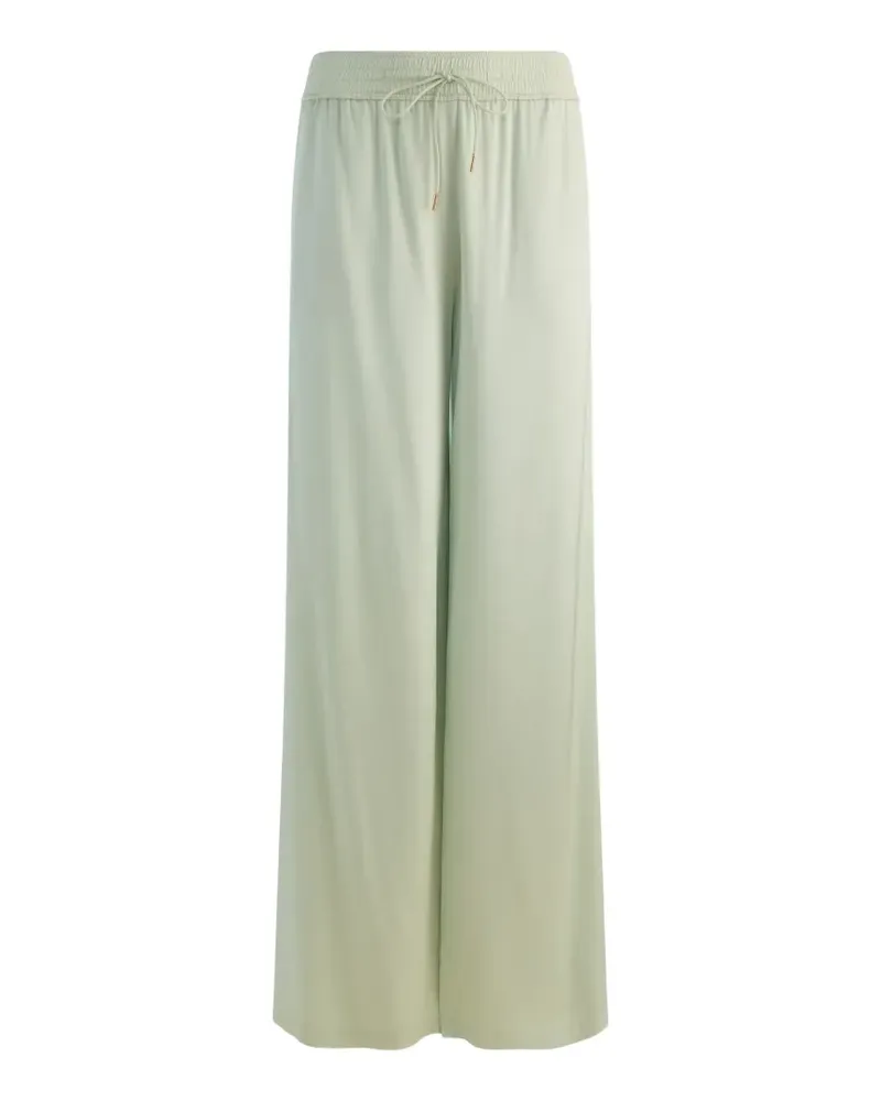 Alice + Olivia Kenley side-slit drawstring palazzo pants - Grün Grün
