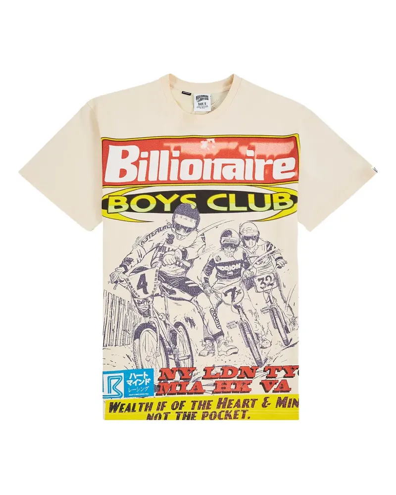 Billionaire Boys Club Teleport graphic-print T-shirt - Nude Nude