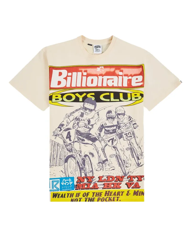 Billionaire Boys Club Teleport graphic-print T-shirt - Nude Nude