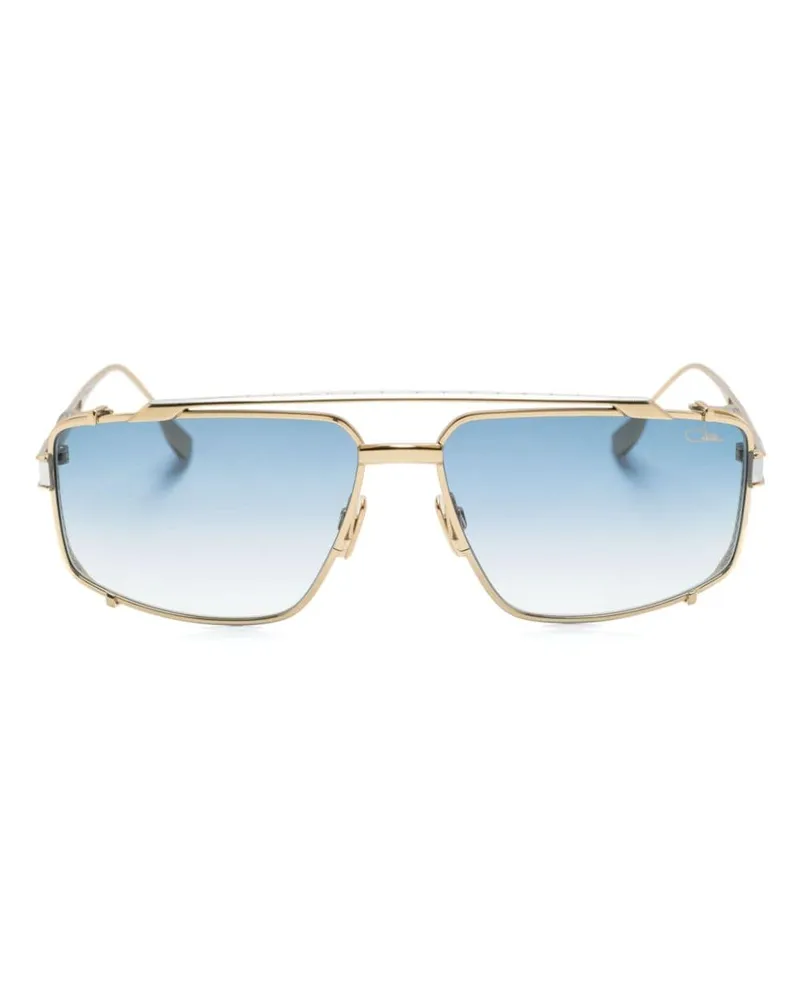 CAZAL Sonnenbrille mit eckigem Gestell - Gold Gold