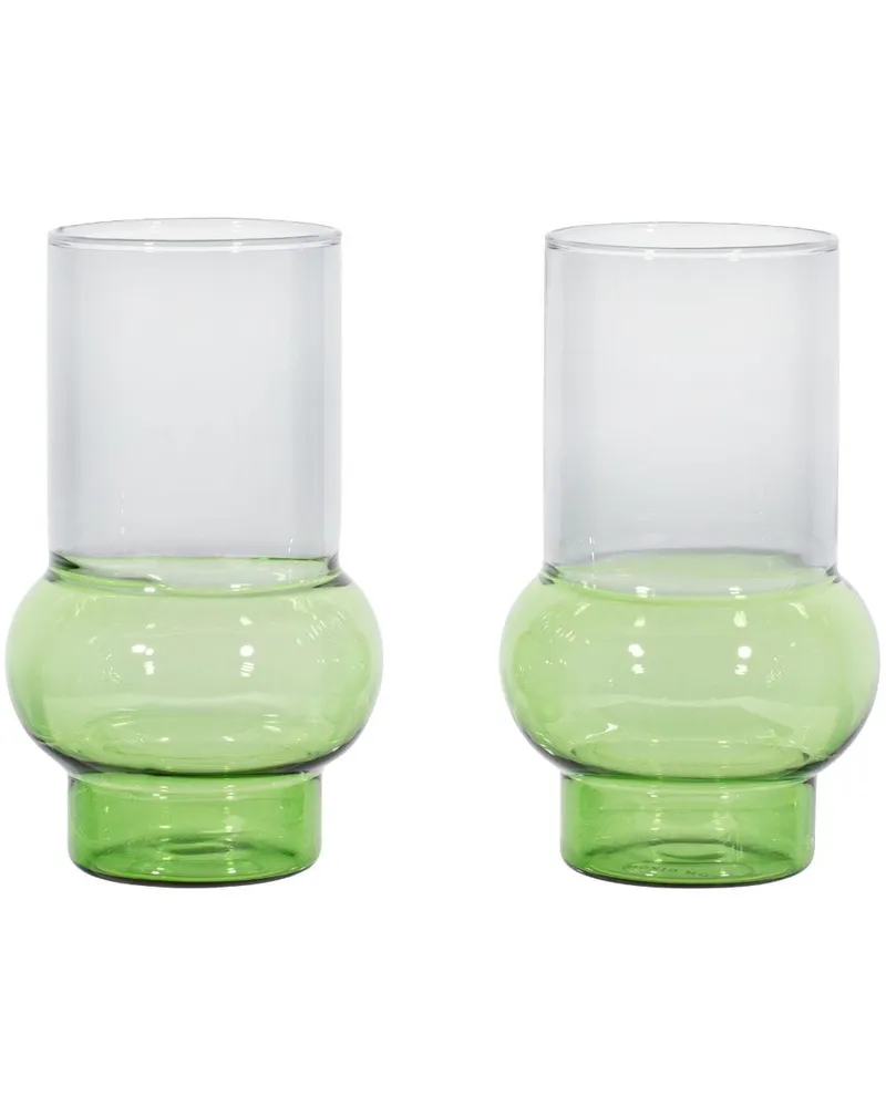 Tom Dixon Bump Gläser, 2er-Set - Grün Grün