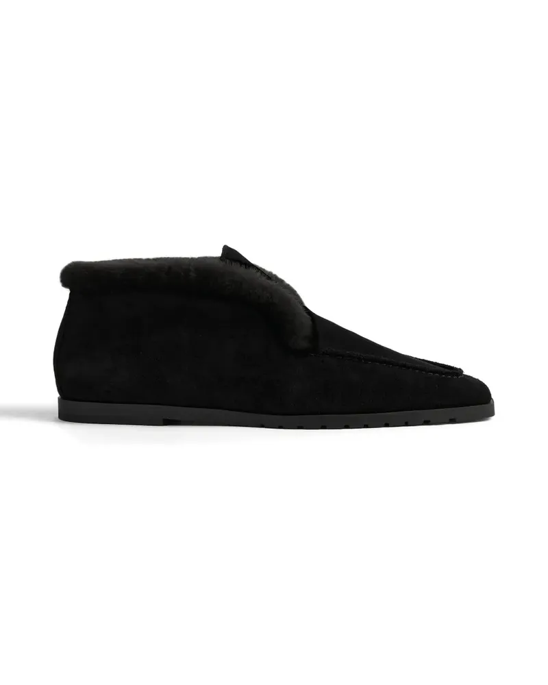 Totême slip-on black boots - Schwarz Schwarz