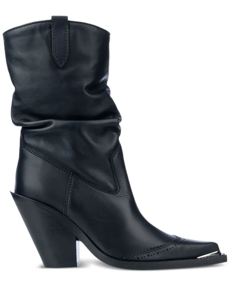 Ermanno Scervino Klassische Cowboystiefel - Schwarz Schwarz