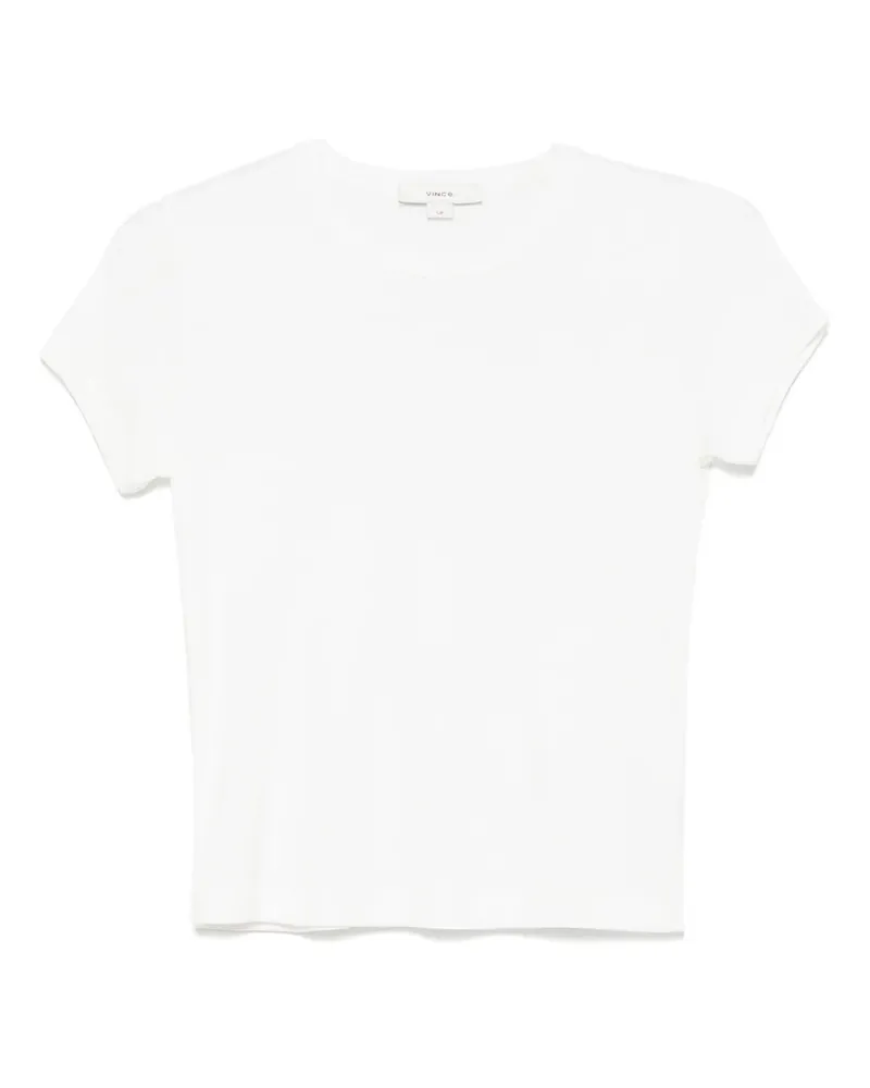 Vince 90's Shrunken T-Shirt - Weiß Weiß