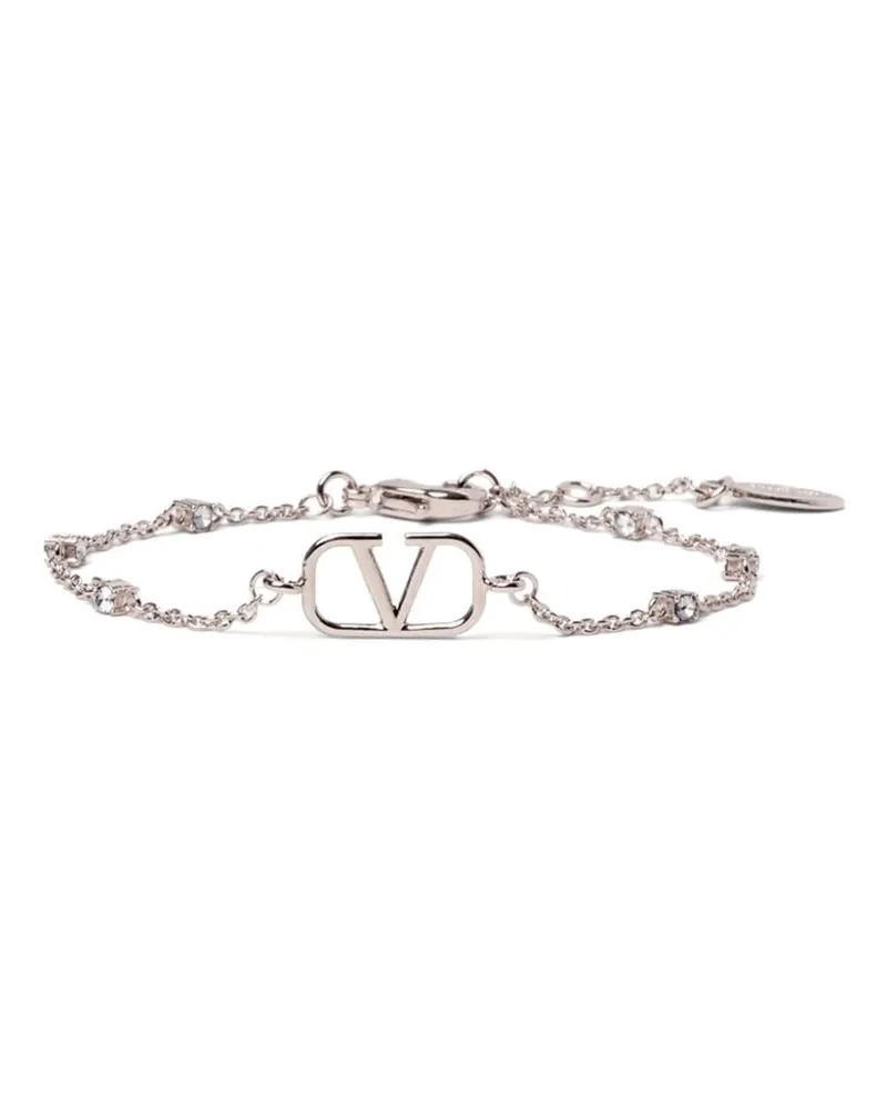 Valentino Garavani VLogo Signature Armband Silber