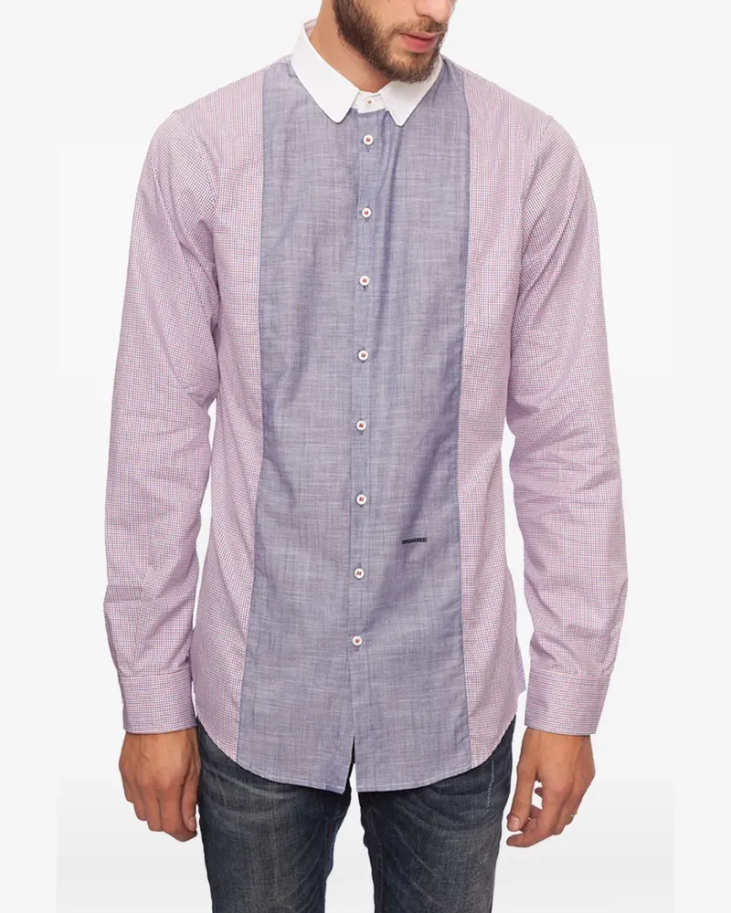 Dsquared2 panelled shirt - Rot Rot