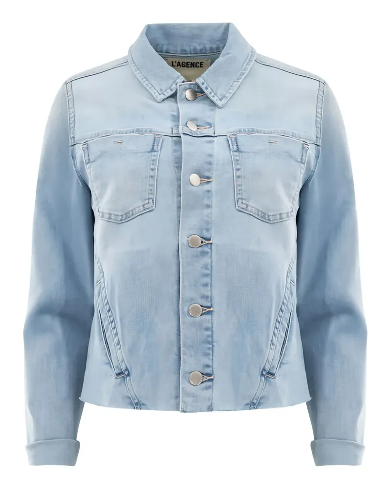 L'Agence Janelle Jeansjacke mit Knöpfen - Blau Blau