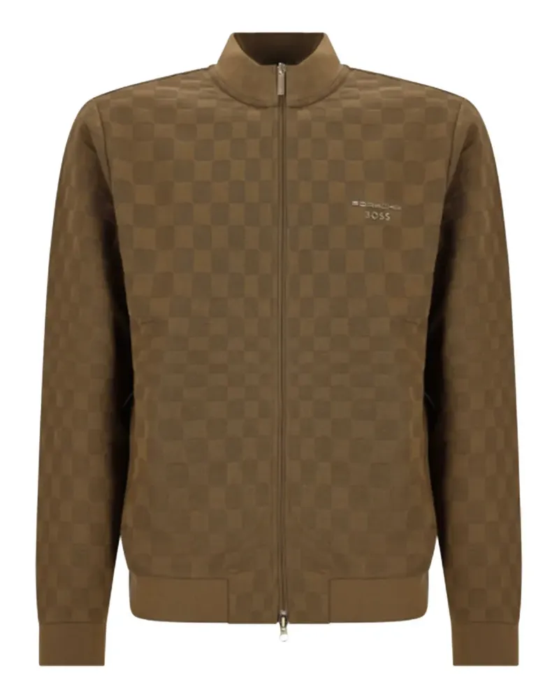 HUGO BOSS x Porsche Jacke mit Karomuster - Braun Braun