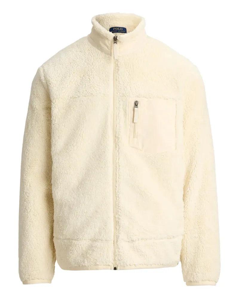 Ralph Lauren Stehkragen-Sweatshirt mit Reißverschluss - Nude Nude