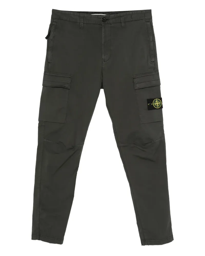Stone Island Hose mit aufgesetzter Tasche - Grau Grau