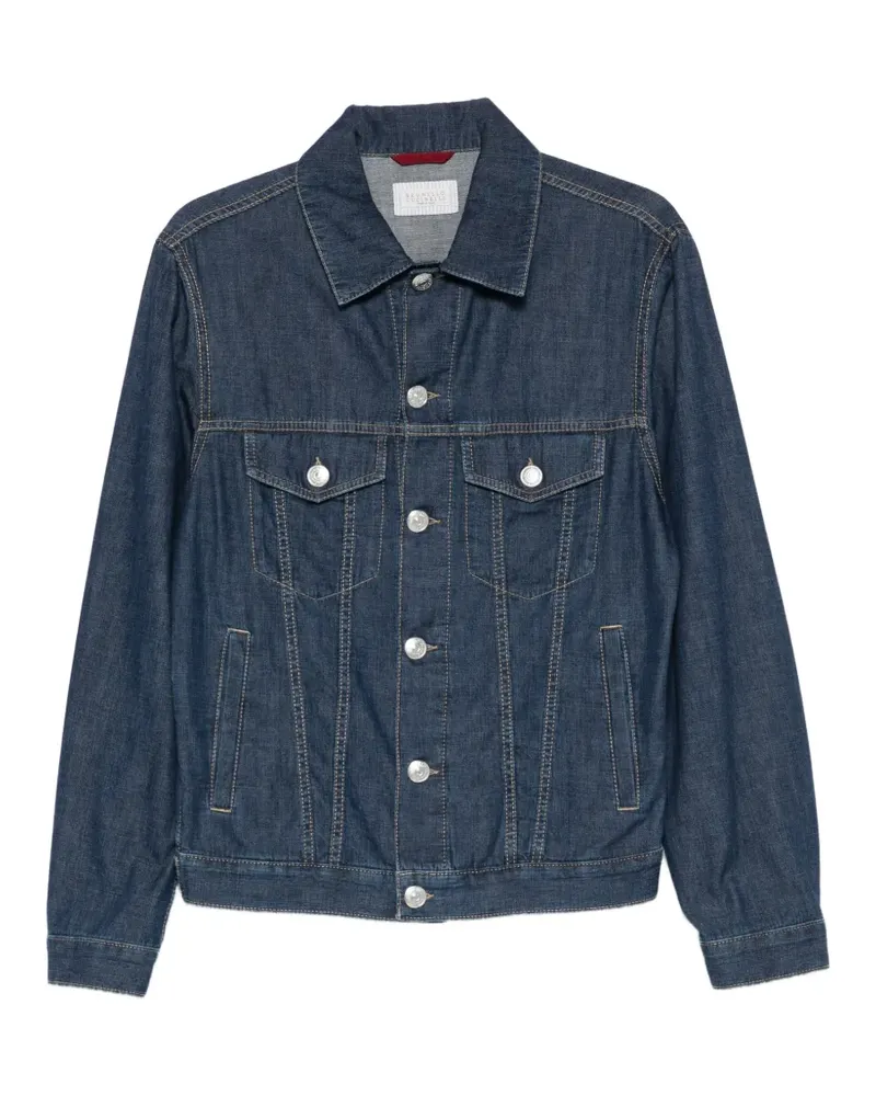 Brunello Cucinelli button denim jacket - Blau Blau