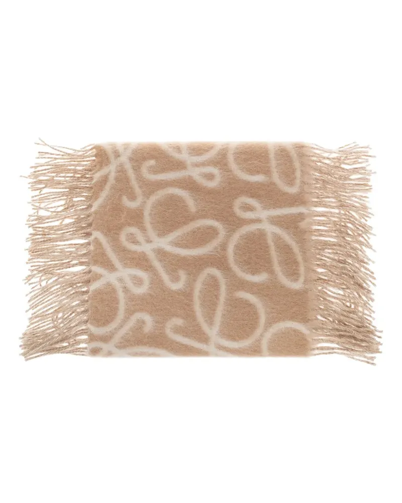Loewe Schal aus Alpaka und Wolle - Nude Nude