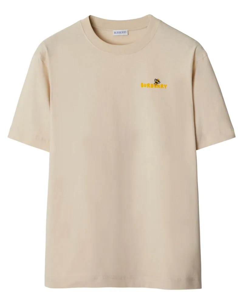 Burberry T-Shirt mit Bienen-Print - Nude Nude