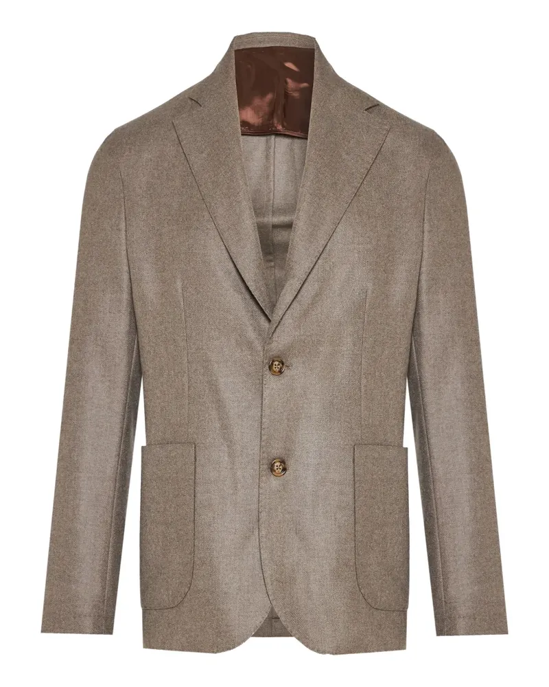 BARBA single-breasted blazer - Braun Braun