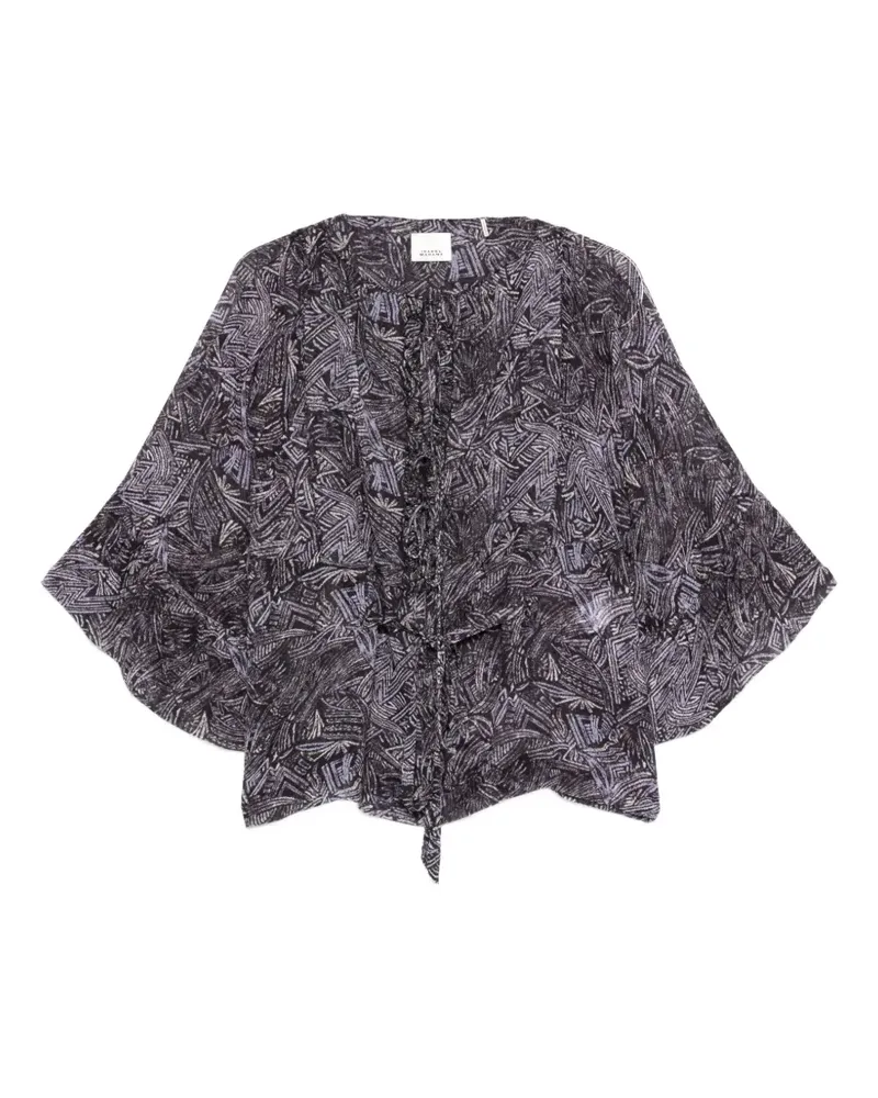 Isabel Marant Tekia Bluse - Schwarz Schwarz