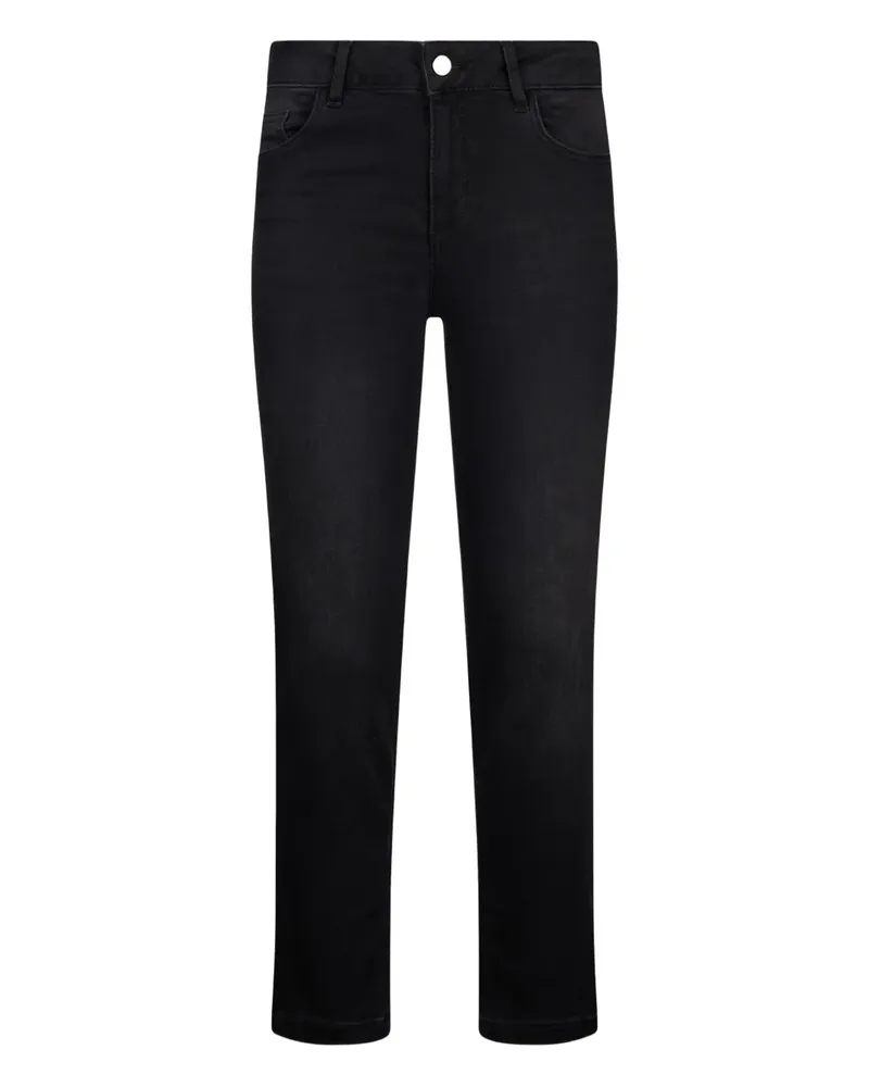 Liu Jo Strassverzierte Jeans - Schwarz Schwarz