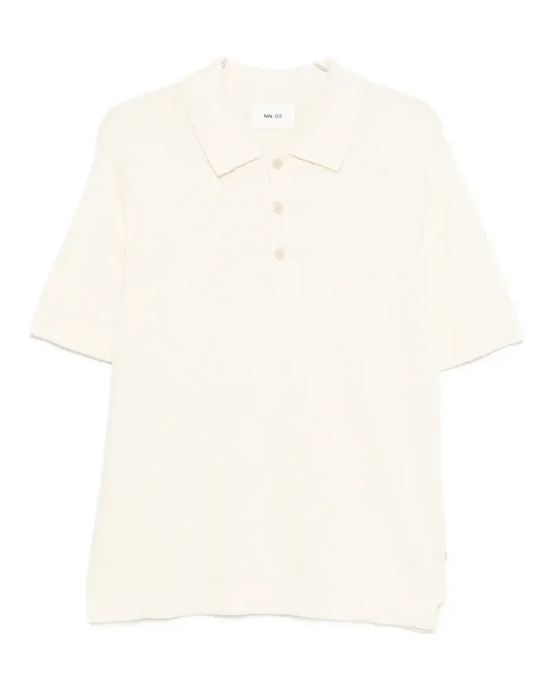 NN 07 Randy textured polo shirt - Nude Nude