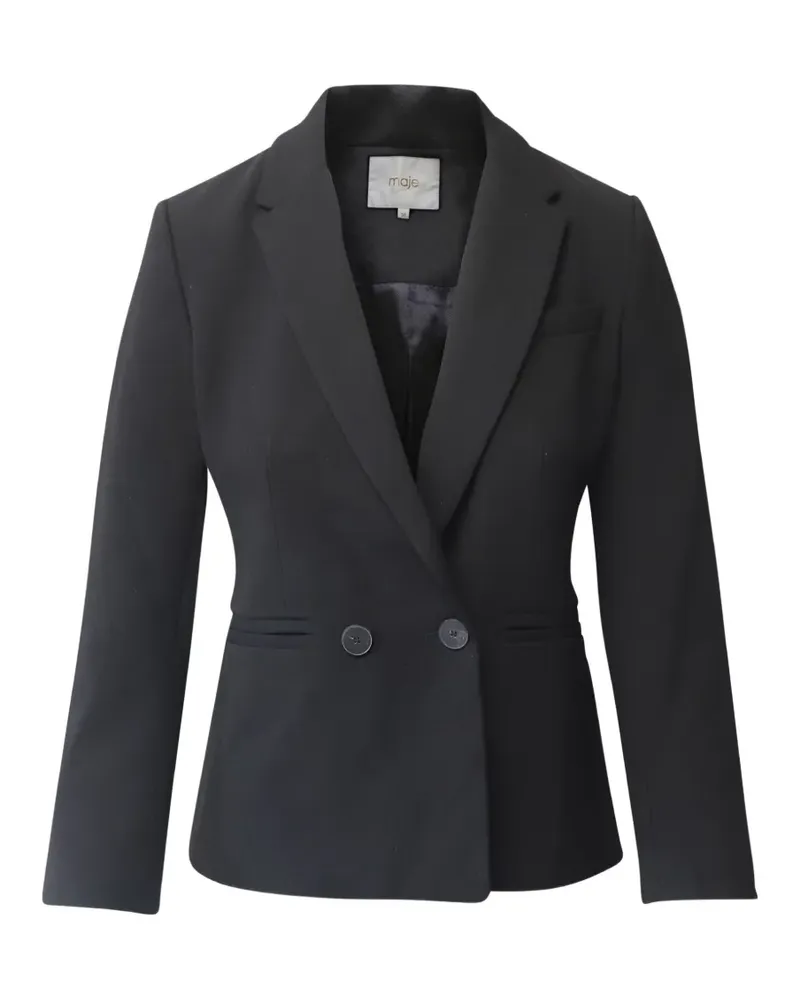 Maje Valmy double-breasted blazer - Schwarz Schwarz