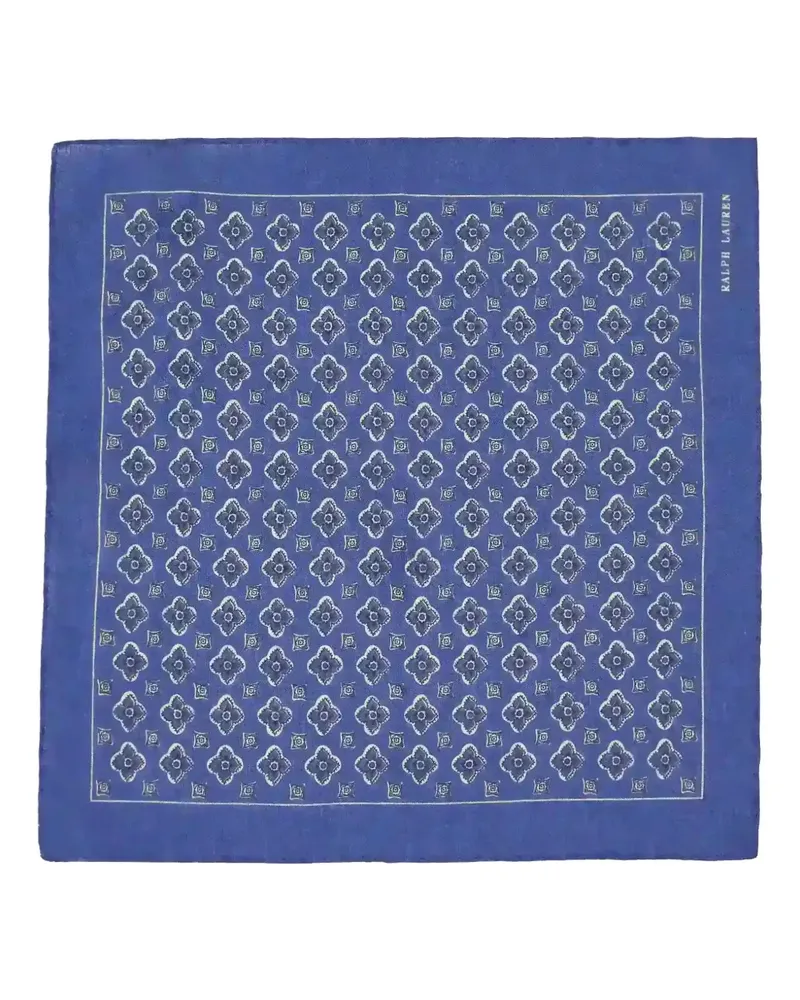 Ralph Lauren Einstecktuch mit Print - Blau Blau