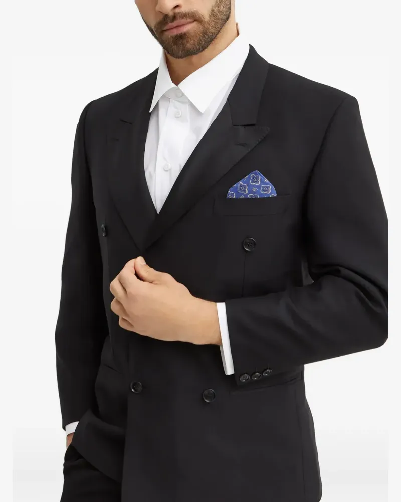 Ralph Lauren printed pocket square - Blau Blau