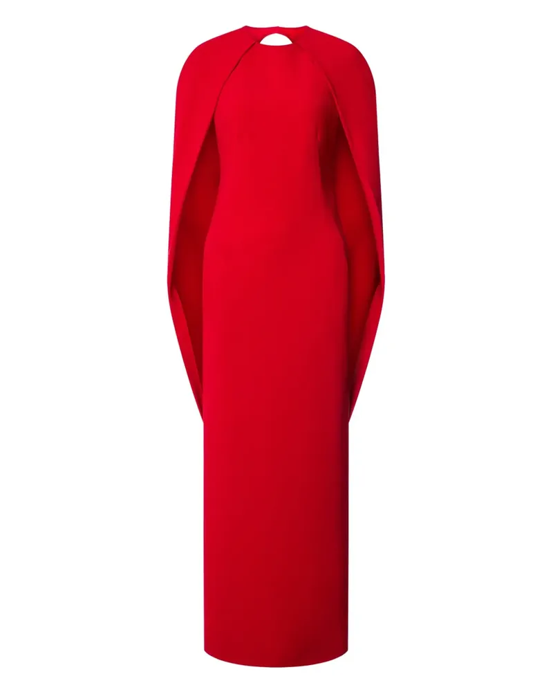 Alberta Ferretti Kleid aus Krepp - Rot Rot