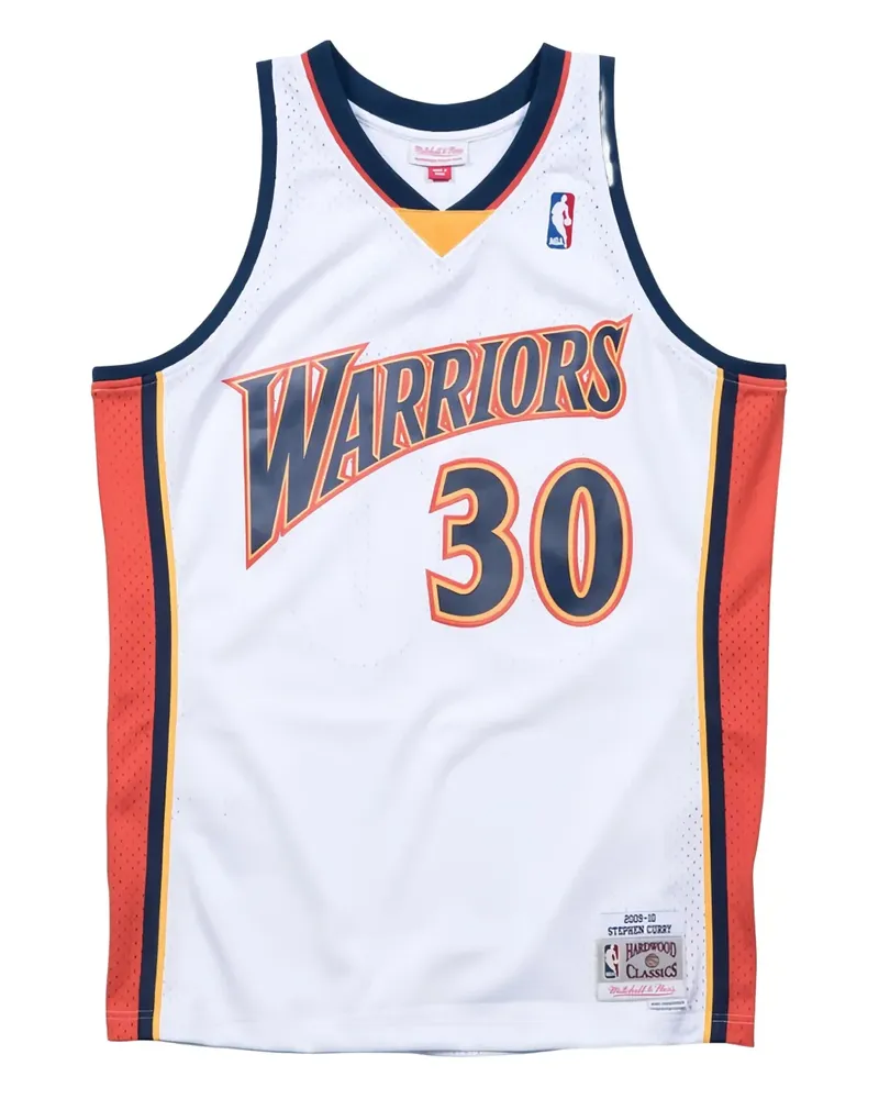 Mitchell & Ness Swingman Pullunder aus Jersey - Weiß Weiß