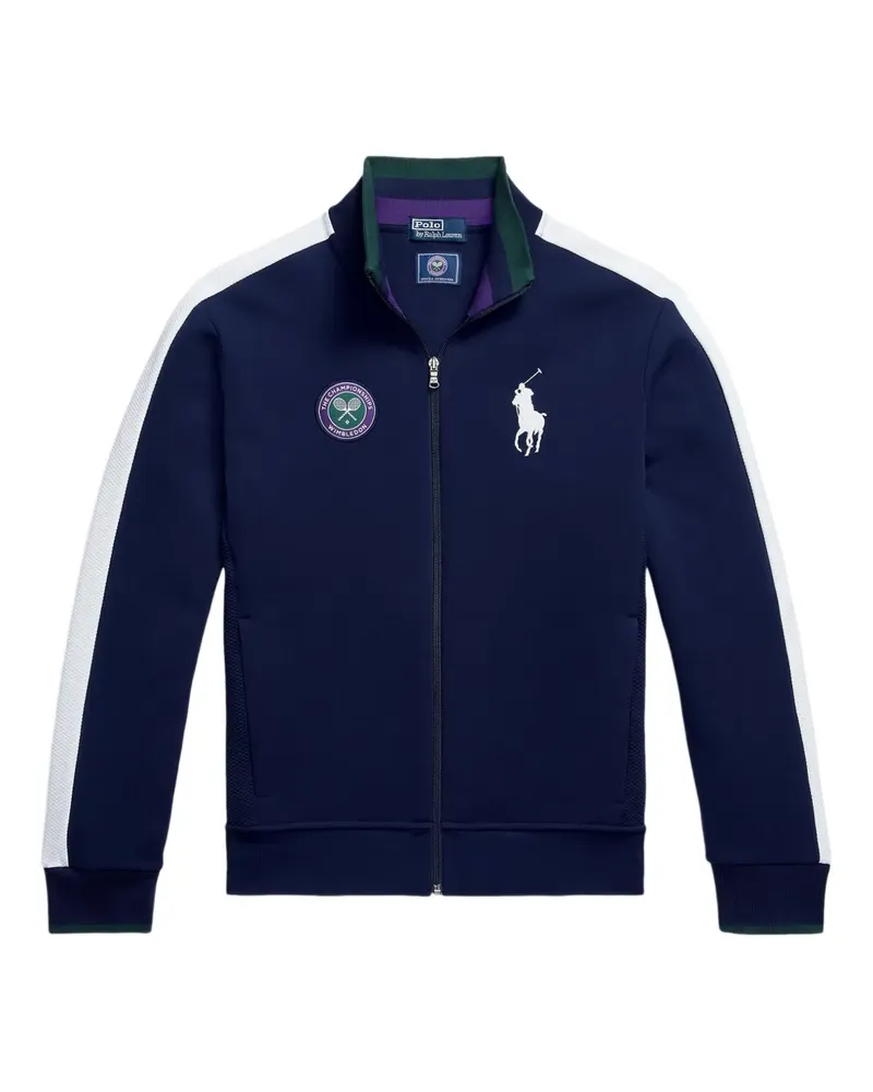 Ralph Lauren x Wimbledon Sweatshirt mit Einsätzen - Blau Blau