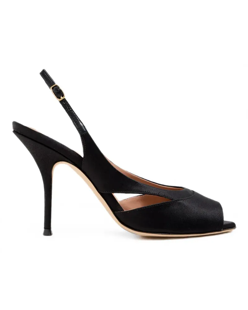 Malone Souliers Larsa peep-toe sandals - Schwarz Schwarz