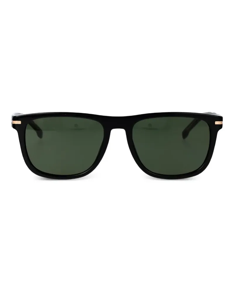HUGO BOSS rectangle-frame sunglasses - Schwarz Schwarz