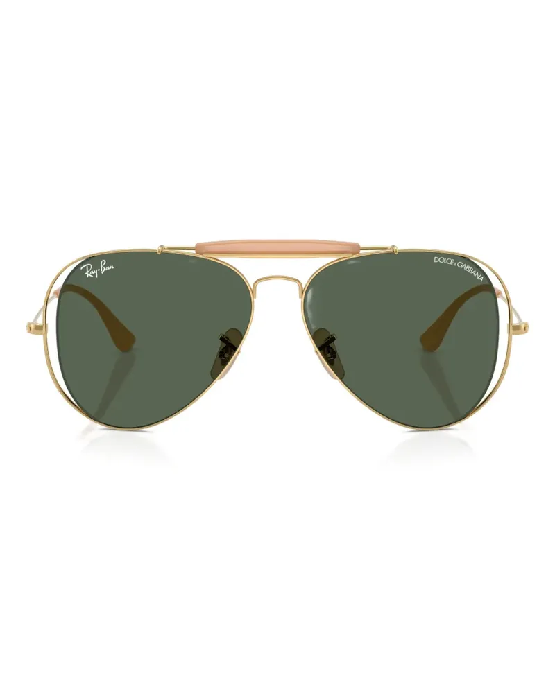 Ray Ban x Dolce & Gabanna Outdoorsman sunglasses - Gold Gold