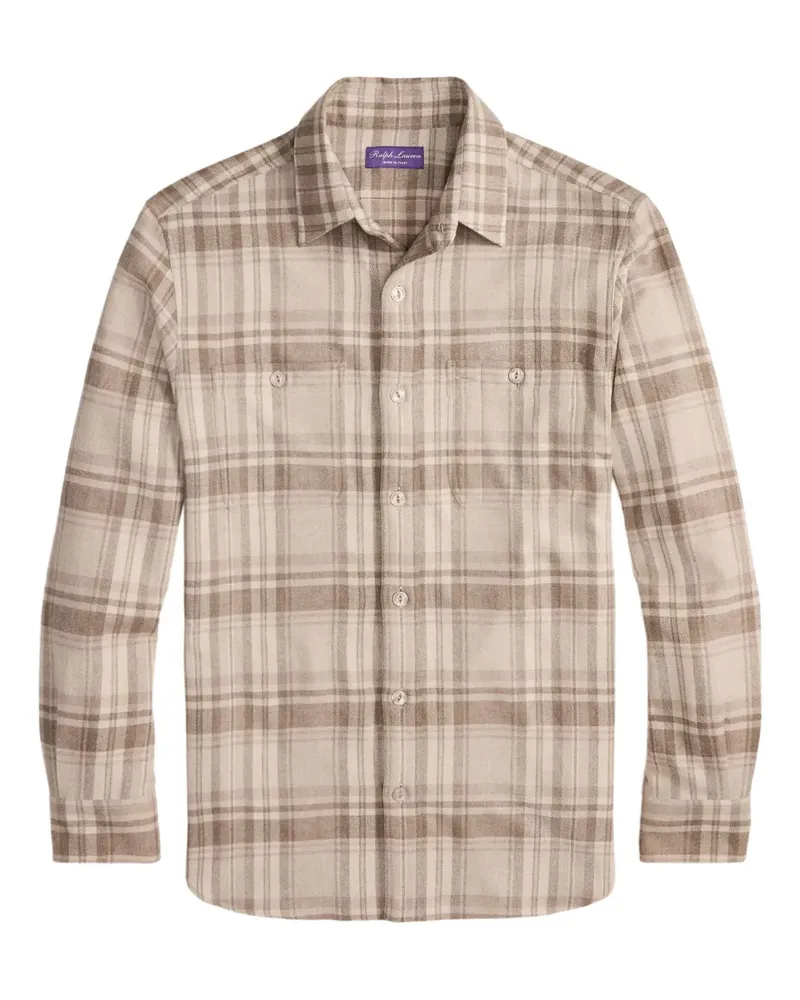 Ralph Lauren Kariertes Hemd - Nude Nude