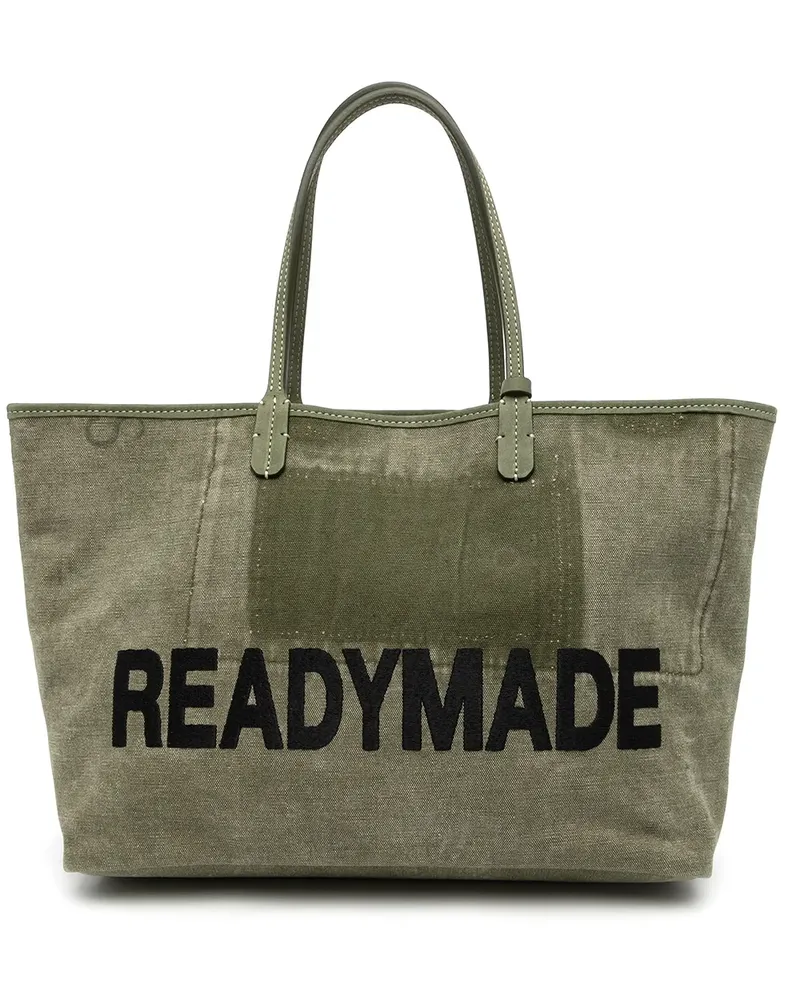 READYMADE Military-Shopper aus Canvas - Grün Grün