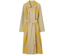 Trenchcoat mit Karomuster - Nude