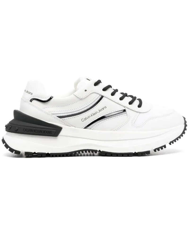 Calvin Klein Sneakers mit Logo - Weiß Weiß
