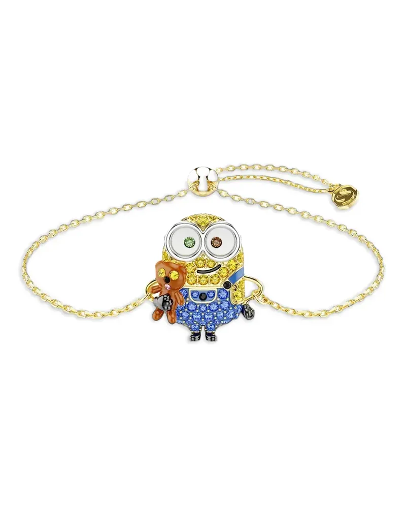 Swarovski Minions Bob crystal-embellished bracelet - Gold Gold