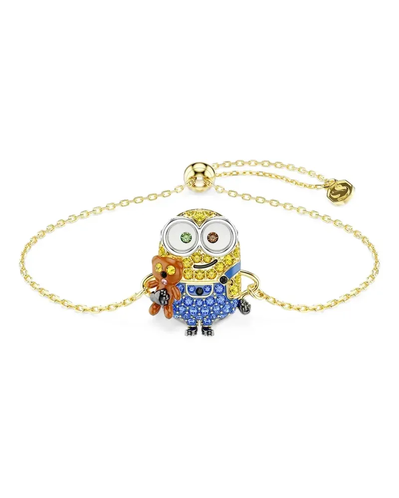 Swarovski Minions Bob crystal-embellished bracelet - Gold Gold