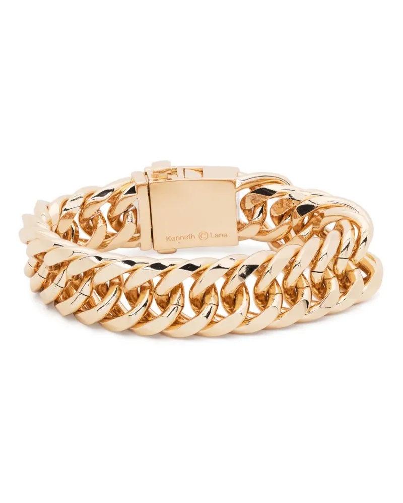 Kenneth Jay Lane Vergoldetes Armband Gold