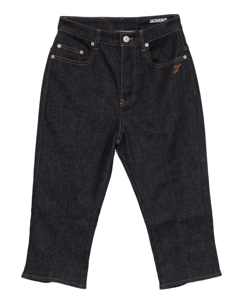 Jacquemus Le De-Nimes cropped jeans - Blau Blau