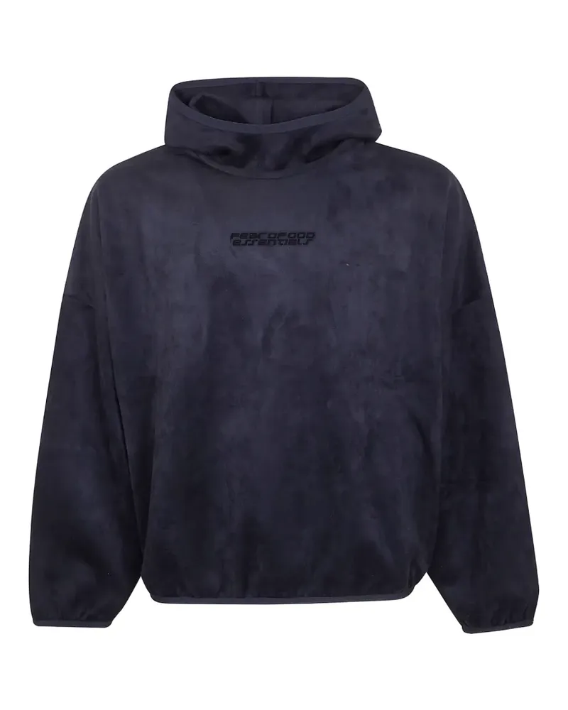 Fear of God logo-embroidered hoodie - Schwarz Schwarz