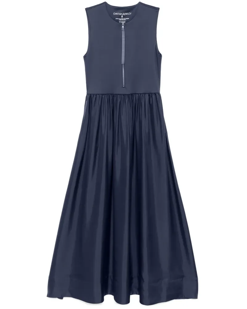 Cynthia Rowley Kleid mit Reißverschluss - Blau Blau