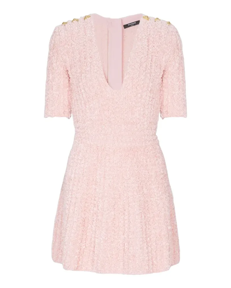 Balmain Minikleid in Pink - Rosa Rosa
