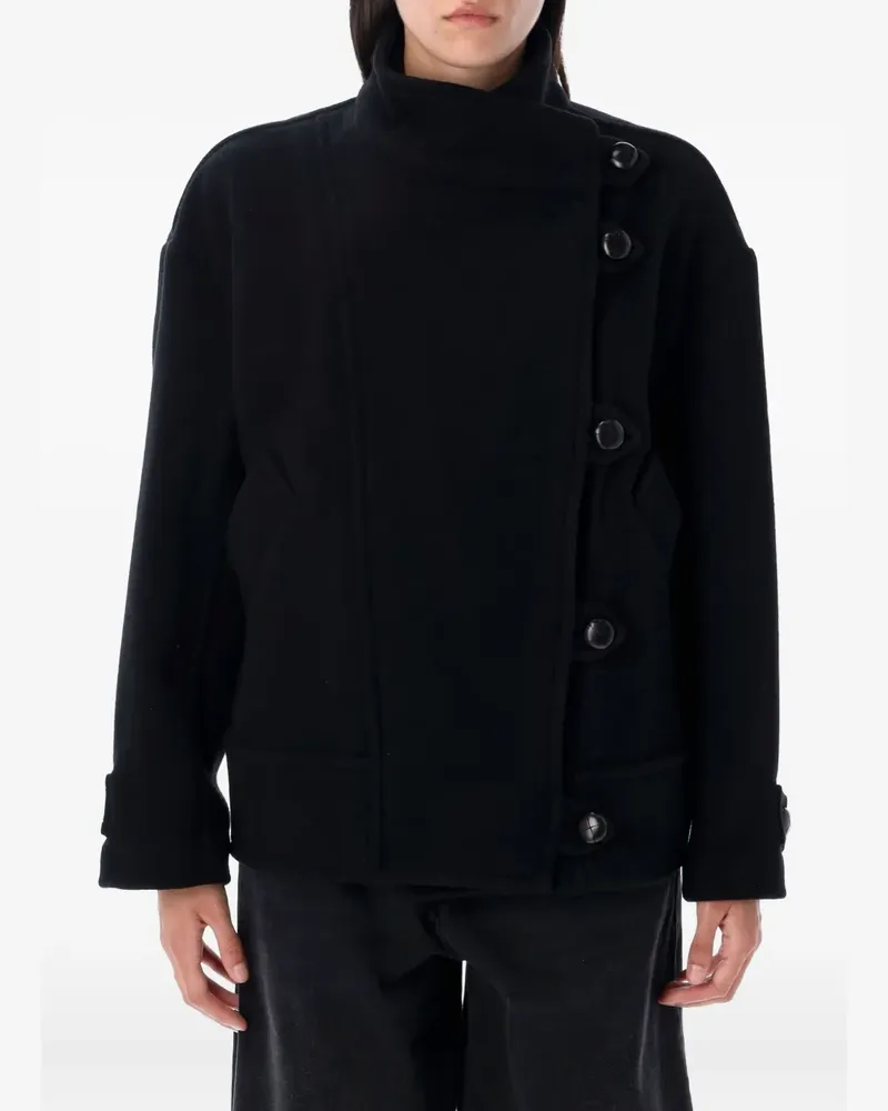 Isabel Marant Hanis Mantel mit Stehkragen - 01BK 01bk