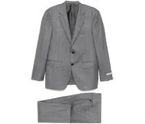 Anzug mit Karomuster - Grau
