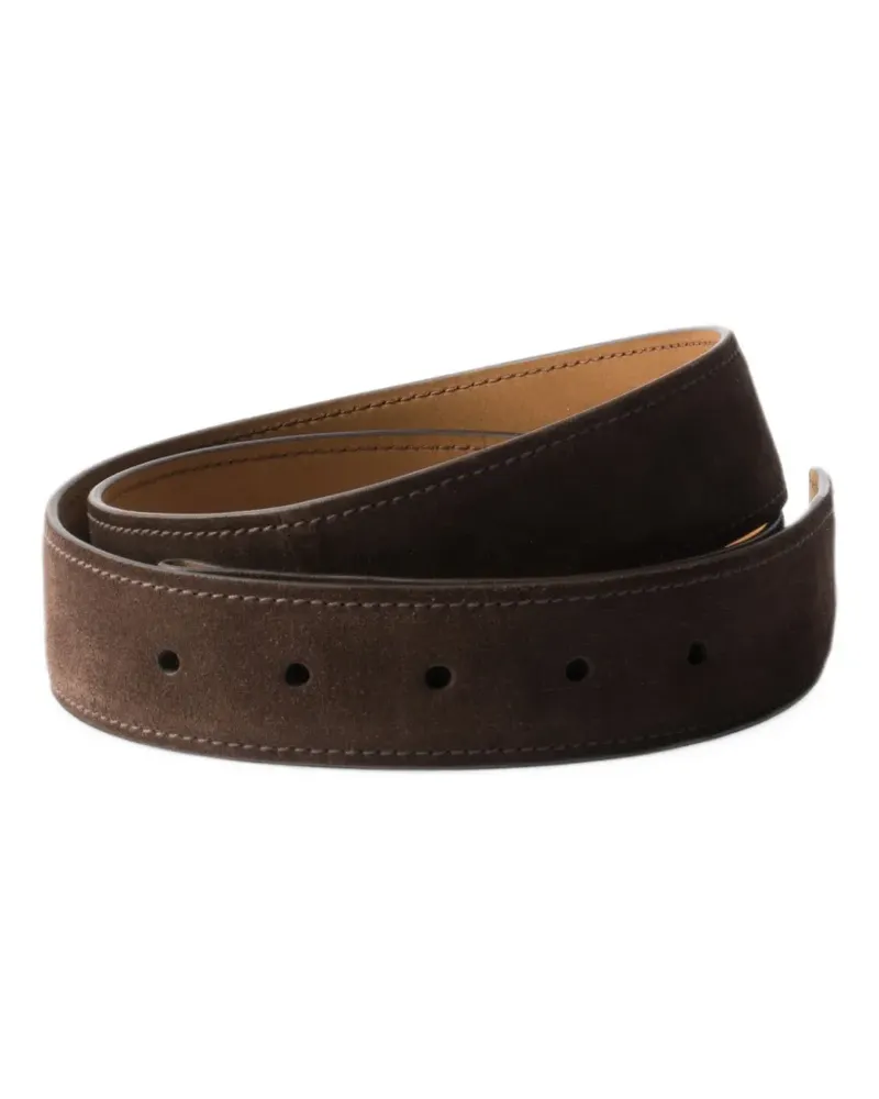 Prada Gürtelriemen aus Wildleder - Custom Belts - Braun Braun